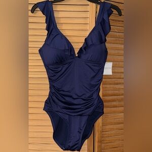 Liz Claiborne’s One Piece Swimsuit- Size 8. NWT.